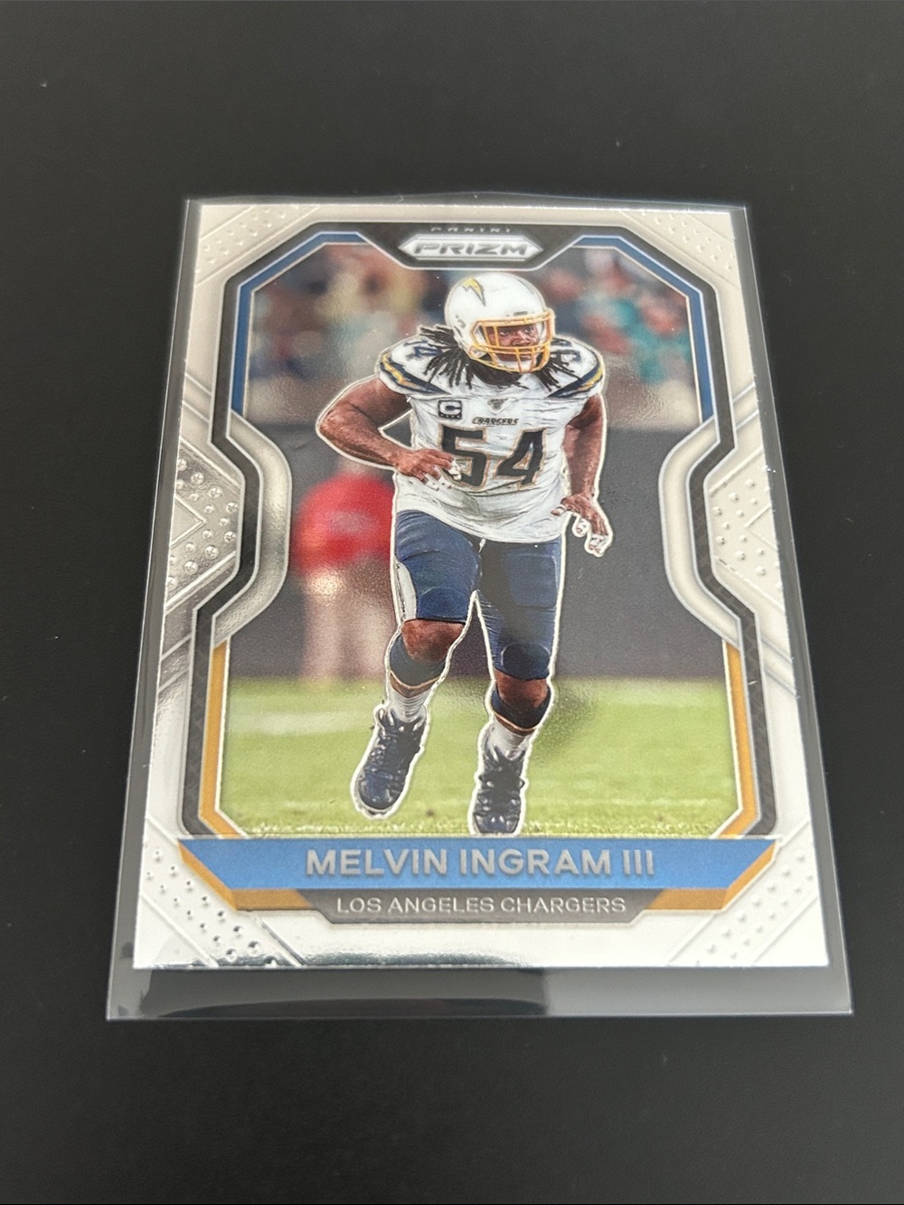 Panini Prizm Football Card - White & Navy